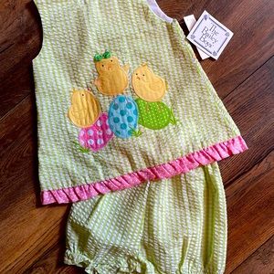 New with tags from Bailey Boys romper in size 9 months